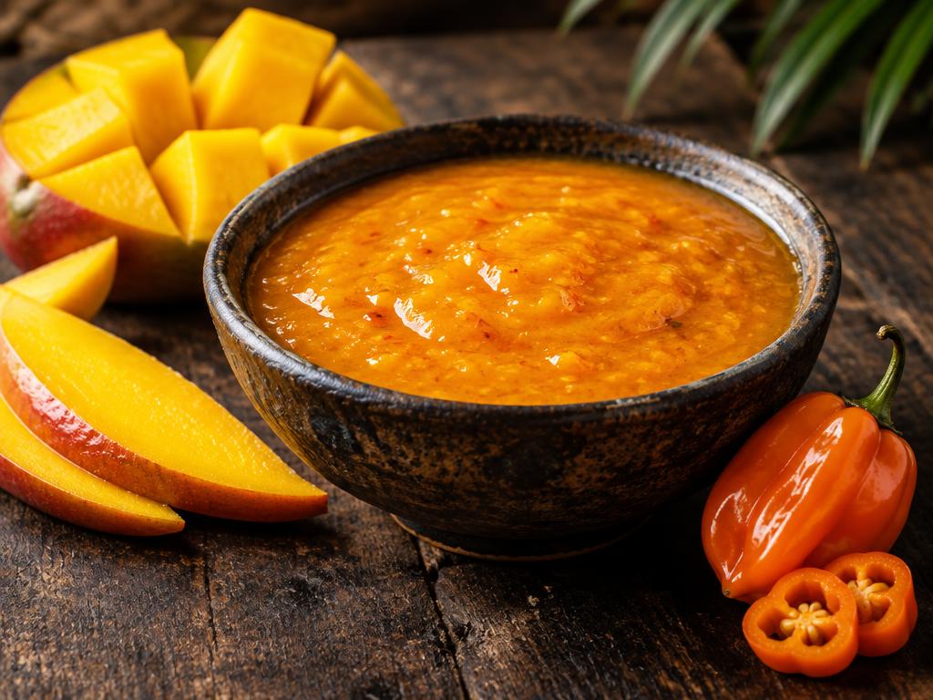 Mango Habanero barbecue sauce
