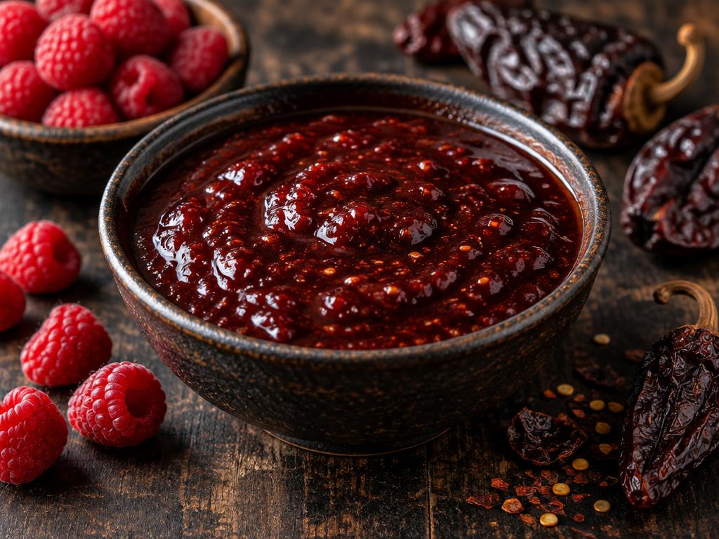 Raspberry Chipotle barbecue sauce